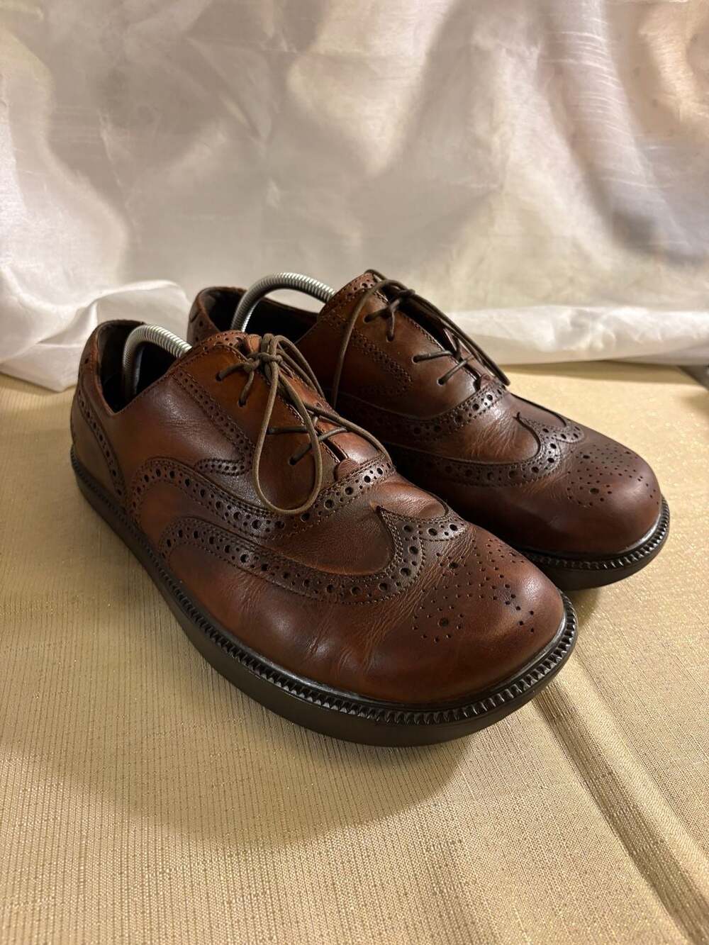Earth Shoes Brown Leather Wingtip Oxford Dress Shoes Sneakers